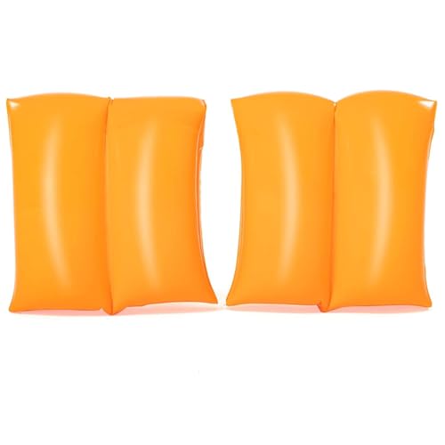 NARAMAKI Aufblasbare Armlehnen, 20 x 20 cm, 3-6 A, Zubehör für Meer und Pool (Orange) von NARAMAKI