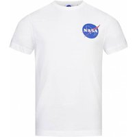 NASA Circle Logo Herren T-Shirt TMMTS006WHT von NASA