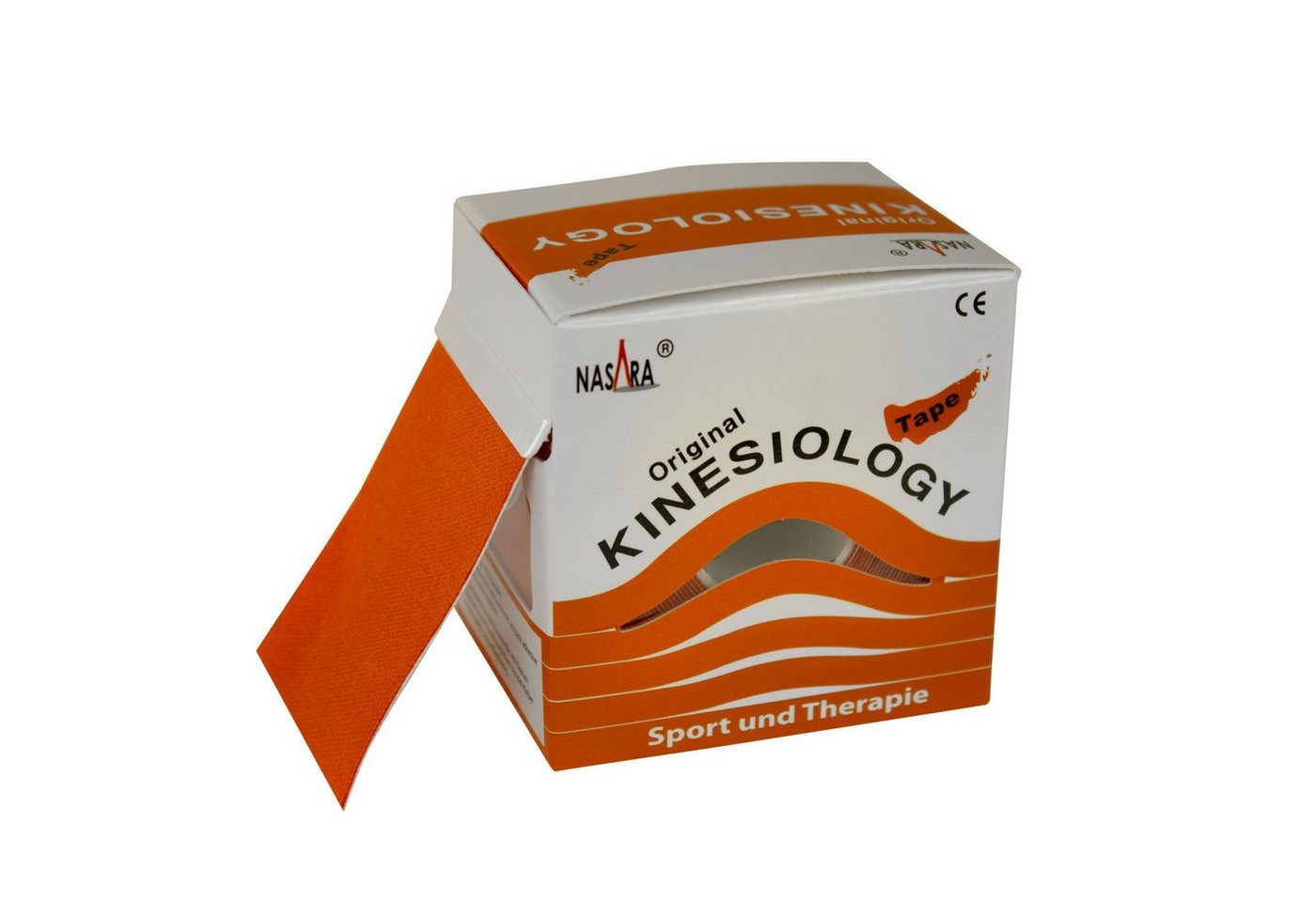 NASARA Kinesiologie-Tape 5m x 50 mm, orange von NASARA