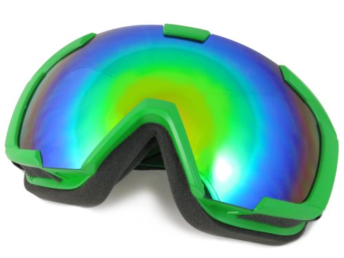 NAVIGATOR RHO Skibrille Snowboardbrille, Unisex/-Size, div. Farben (GRÜN) von NAVIGATOR