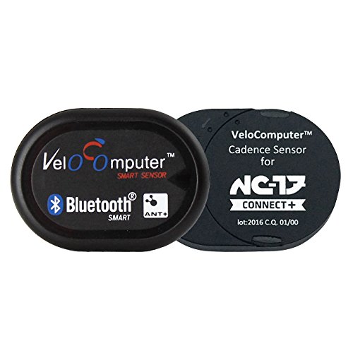 NC-17 Connect Velocomputer VC 5.1 für Geschwindigkeit oder Trittfrequenz, Fahrrad Dualband Sensor für iPhone und Android, Fahrradcomputer mit einfacher Montage von NC-17