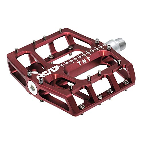 NC-17 Sudpin IV XL TNT Aluminium Plattform Pedale / Mountainbike Pedal / BMX Pedal / flache Bauhöhe 17,7 mm / Fail Safe System / Präzisionslager + Cr-Mo Achse / inkl. Ersatzpins von NC-17