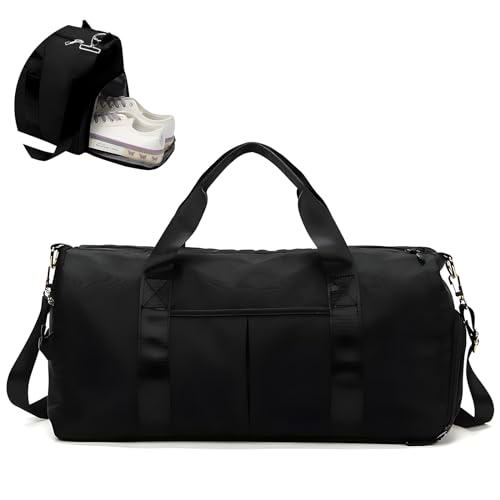 Sporttasche für Herren, Reisetasche mit Schuhfach und Nassfach, wasserdicht, Trainingstasche, Wochenend-Schwimmtasche, Fitnesstasche, Sport, Reisen, Fitnessstudio, Fitness, Handgepäck, 25 l, für von NCONCO