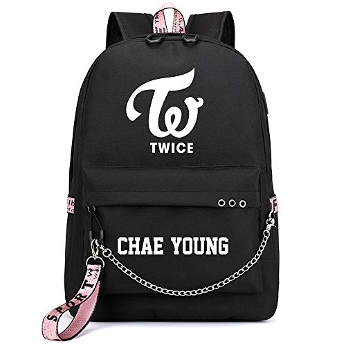 Kpop Twice Rucksack Student Daypack Schultasche College School Bookbag Geschenkwaren Laptoptasche Reise Schule Canvas Bags NA YEON JUNG YEON MOMO SANA JI Hyo MINA DAHYUN CHAE Young TZUYU von NCTCITY