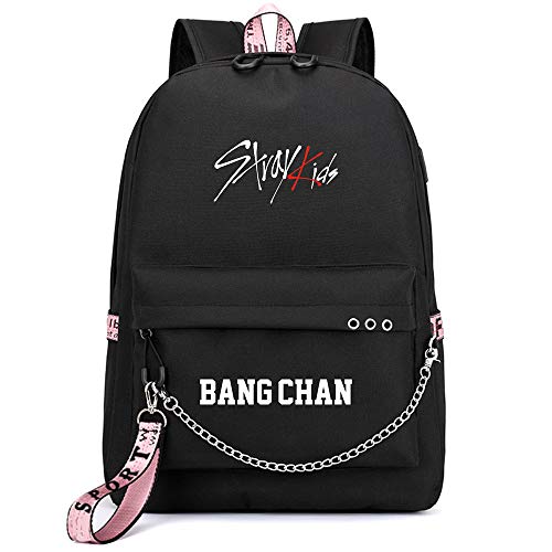 NCTCITY Rucksack Student Daypack Schultasche Geschenkwaren Laptoptasche College School Bookbag Reise Schule Canvas Bags Bang Chan Changbin Hyunjin Han Felix Seungmin von NCTCITY