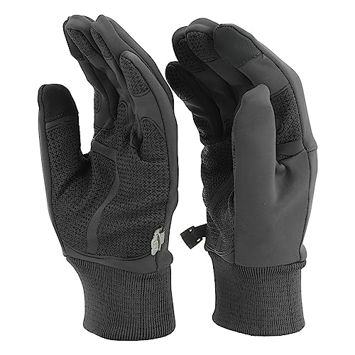 NDNCZDHC Mountainbike-Handschuhe, 1 Paar Vollfinger-Handschuhe, Touchscreen, Warme Handschuhe, Fahrradhandschuhe Für Damen Und Herren, Mountainbike-Reithandschuhe(M-Grau) von NDNCZDHC