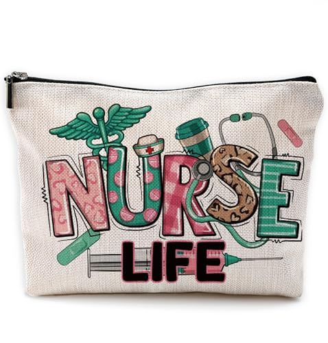 NEGIGA Trendige Make-up-Tasche für Krankenschwestern, Geschenke für Frauen, Krankenschwester-Schätzungsgeschenke, Krankenschwester-Praktikergeschenke, Krankenschwester-Abschlussgeschenk, von NEGIGA