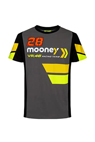 VR46 T-Shirts Mooney Dual Antonelli,Mann,XXL,Dunkelgrau von VR46