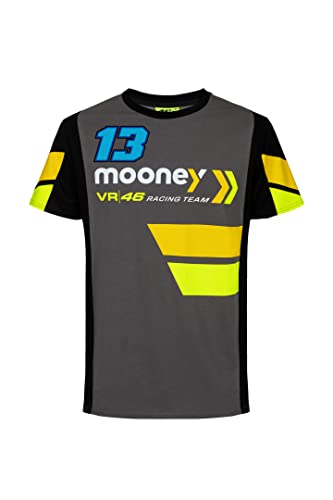 VR46 T-Shirts Mooney Dual Vietti,Mann,M,Dunkelgrau von VR46