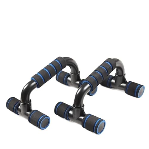 H-förmiger Push-Up-Rahmen aus Stahlrohr, Push-Up-Stütze, Fitnessgerät, Haushalt, Innen-Brustexpander/116 (Color : Blue) von NEINUO