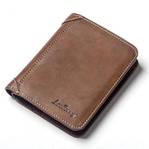 NEKOYA® Herren Ledergeldbörse aus echtem Leder Querformat Portemonnaie Geldbeutel mit RFID Schutz.Kreditkartenhüllen. von NEKOYA