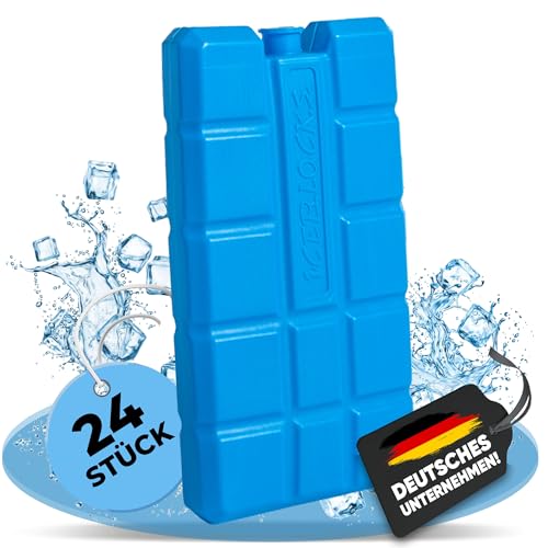 24 NEMT Kühlakkus Kühlelemente für Kühltasche oder Kühlbox je 200ml 12 h Kühlpack von NEMT