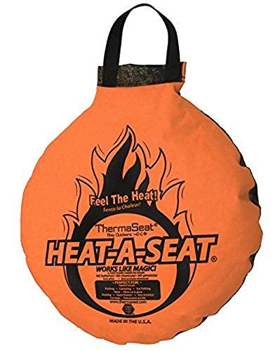 NEP Outdoor Heat-a-seat isoliert Jagd Sitzkissen/Kissen, Unisex, Blaze Orange/Invision Camo von Northeast Products