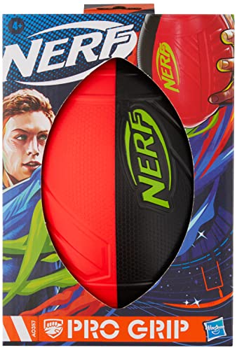 NERF A0357 Pro Grip Fußball, Rot/Schwarz von NERF
