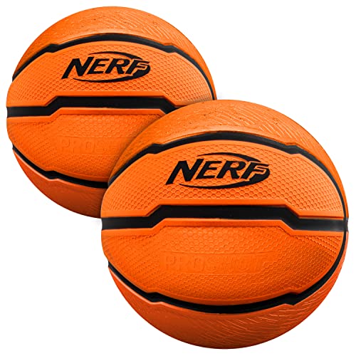 Nerf Unisex, Teenager Ersatz-Basketbälle aus Schaumstoff Mini, Mehrfarbig/Meereswellen (Ocean Tides), (Pack of 2) von NERF