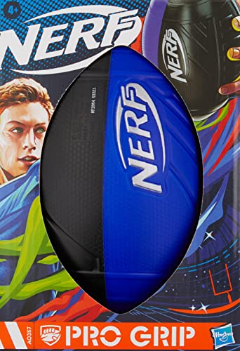 Nerf A0357 Pro Grip Fußball, Blau/Schwarz von NERF