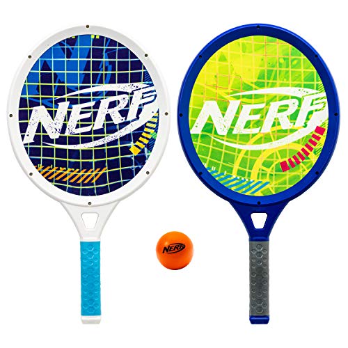 NERF Unisex Jugend Foam Schaumstoff-Tennis-Set, Keine Farbe, Einheitsgröße von NERF
