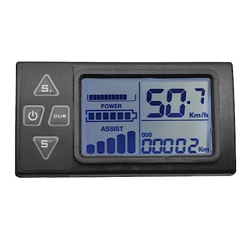 NERTOEE Instrumenten-Display S861 24V/36V/48V S861 LCD für E-Bike BLDC Controller Control Panel (5PIN) von NERTOEE