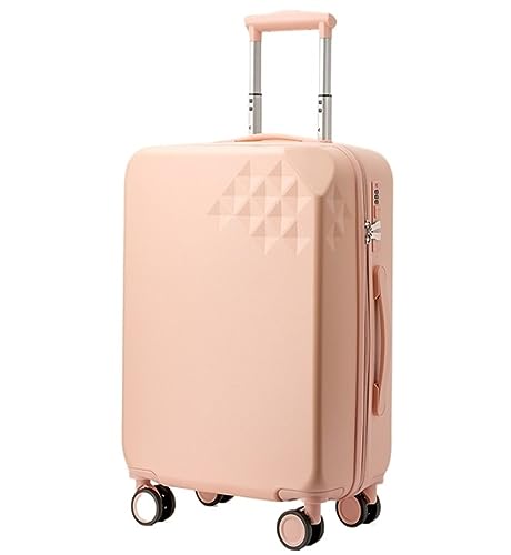 NESPIQ Handgepäck Koffer Erweiterbarer 8-Rad-Spinner-Gepäckkoffer, Leichter Hartschalenkoffer, Macaron-Koffer Großer Koffer (Color : D, Size : 20inch) von NESPIQ
