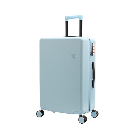 NESPIQ Handgepäck Koffer Koffer Mit Rollen, Absturzsicheres, Verschleißfestes Gepäck, 20/24-Zoll-Koffer, Leicht Großer Koffer (Color : Blue, Size : 24in) von NESPIQ