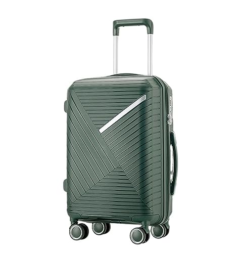 NESPIQ Handgepäck Koffer Robuster Hartschalen-Reisekoffer Mit Spinnerrädern, Leichter Gepäckkoffer Großer Koffer (Color : B, Size : 20inch) von NESPIQ