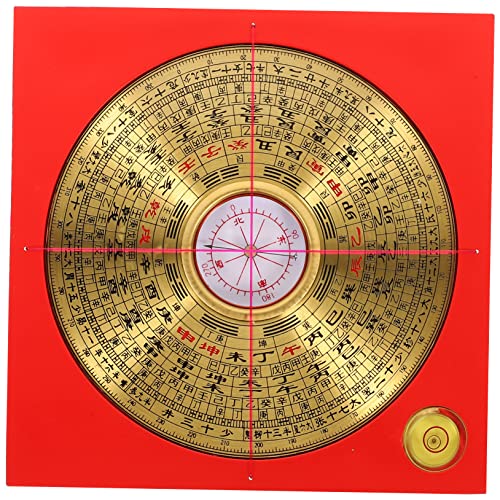 NESTINGHO 1 Set Kompass Luo Pfanne Taoistisches Zubehör Heimdekoration Bagua Teller von NESTINGHO