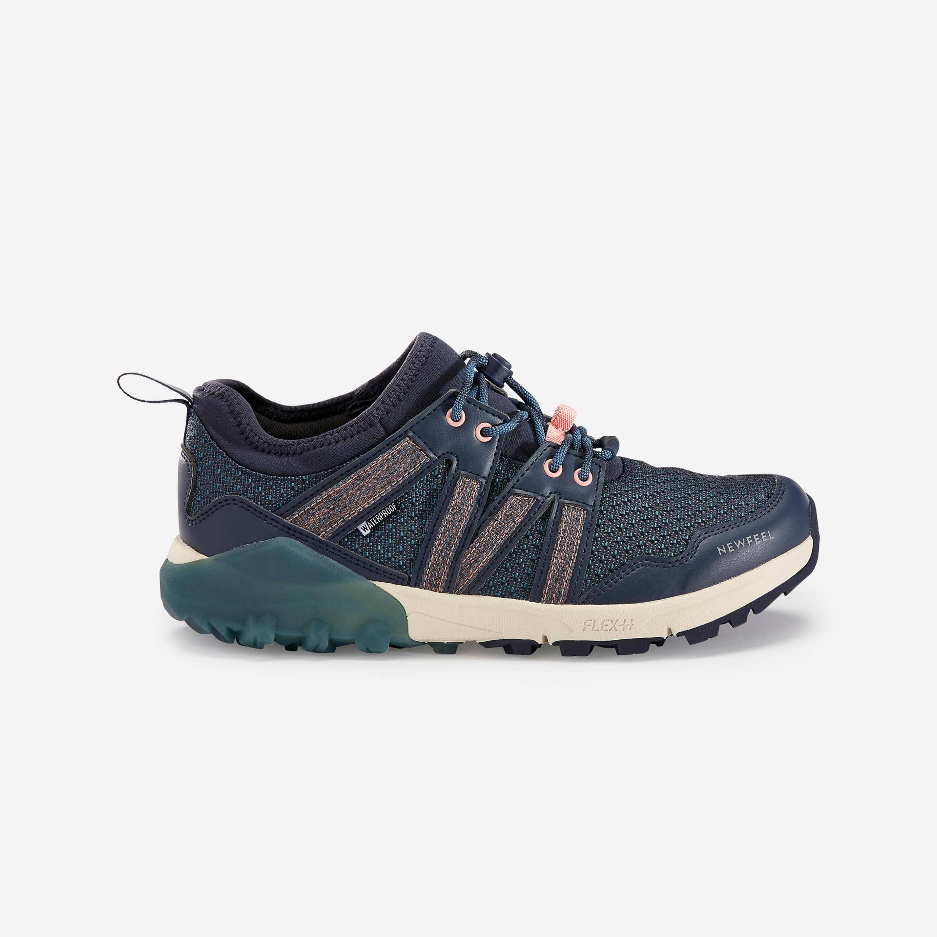 Gebraucht - Nordic Walking Freizeitschuhe wasserdicht - NW 580 blau - GUT von NEWFEEL