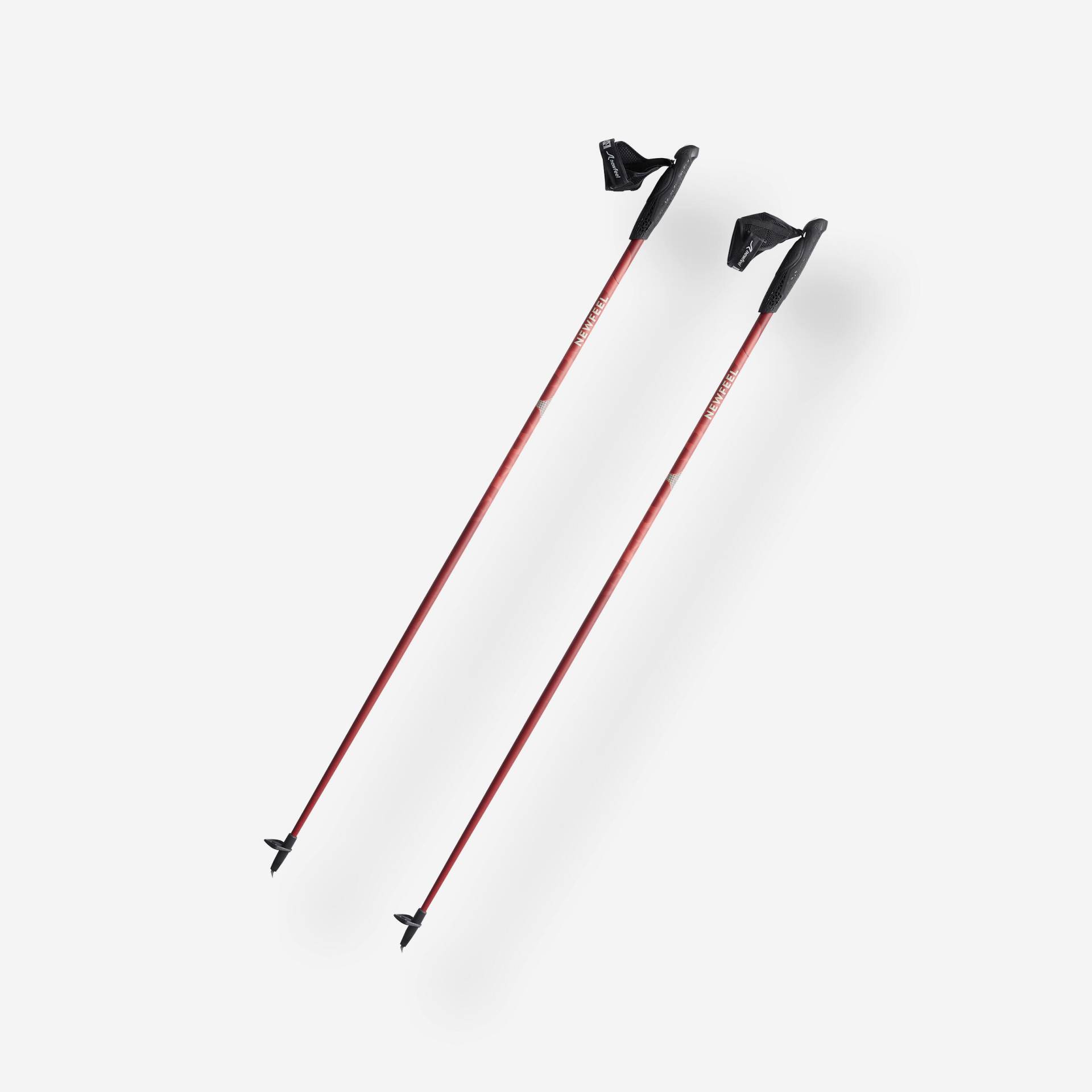 Nordic Walking Stöcke Carbon - NW P500 bordeaux von NEWFEEL