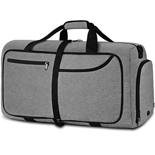 NEWHEY Reisetasche Groß 100L Faltbare Reisetaschen Leichte Sporttasche für männer mit Schuhfach für Weekender Herren Damen Duffel Taschen von NEWHEY