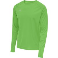 newline Core Laufshirt langarm Kinder green flash 140 von NEWLINE