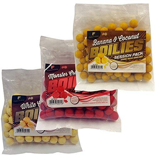 3 X Taschen Von Boilies 14mm Für Karpfen Angeln Köder Einer Der Einzelnen Aromen Tutti Frutti Ananas-kokos Erdbeere von NGT