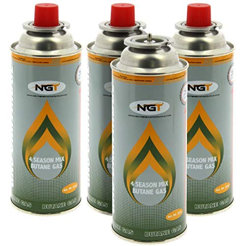 NGT Butan-Gas Dose 227 g im 4er Pack Art. OD-GAS-BUTANE-227G von NGT