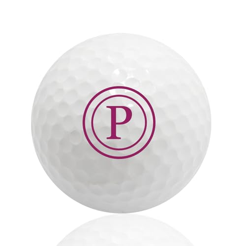 NGTSFLY Golfball Personalisiert mit Wunschtext,Golf Geschenke für Männer Frauen Monogramm Golfbälle (3 Bälle) (GBB-27) von NGTSFLY