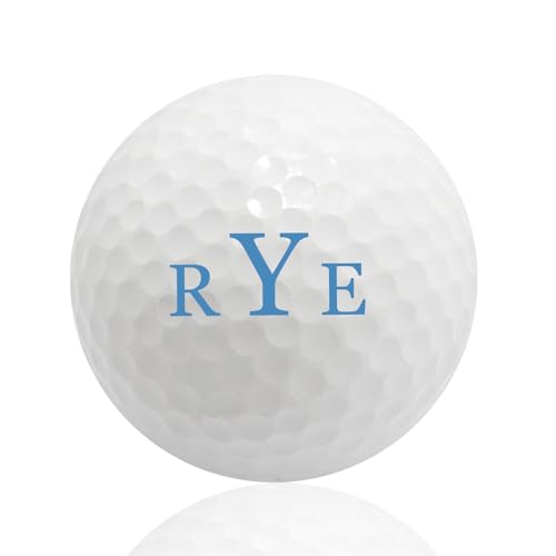 NGTSFLY Golfball Personalisiert mit Wunschtext,Golf Geschenke für Männer Frauen Monogramm Golfbälle (3 Bälle) (GBB-32) von NGTSFLY