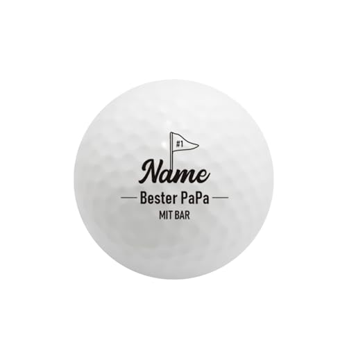 NGTSFLY Golfball Personalisiert mit Wunschtext,Golf Geschenke für Männer Frauen Monogramm Golfbälle (3 Bälle) (GBB-40) von NGTSFLY