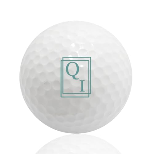 NGTSFLY Golfball Personalisiert mit Wunschtext,Golf Geschenke für Männer Frauen Monogramm Golfbälle (3 Bälle) (GBB-49) von NGTSFLY
