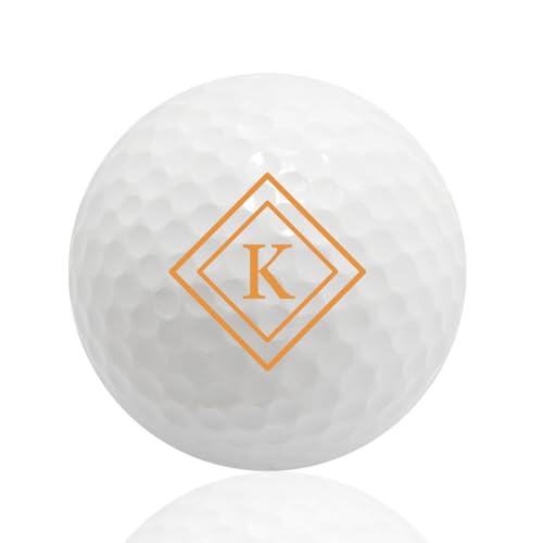 NGTSFLY Golfball Personalisiert mit Wunschtext,Golf Geschenke für Männer Frauen Monogramm Golfbälle (3 Bälle) (GBB-53) von NGTSFLY
