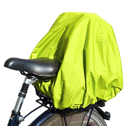 NICE'n'DRY Abdeckung und Regenschutz für Fahrradkorb XXL, Neongelb von NICE'n'DRY