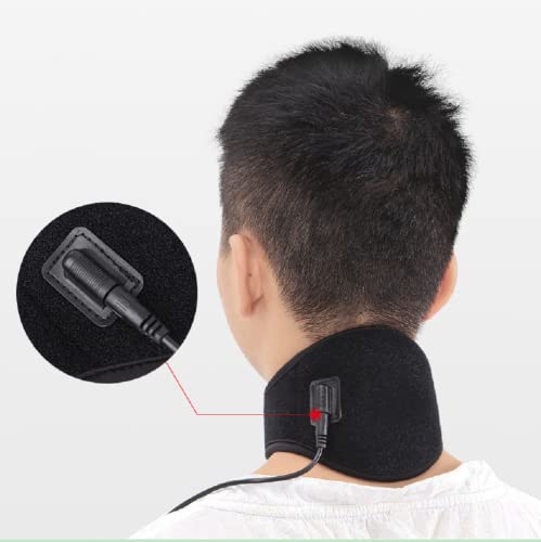 NICEYEA USB Beheizte Nackenbandage Nackenwärmer Heizung Hals Pad Beheizte Nackenbandage Halswärmer Nackenstütze Heizung Nackenstütze Nackenheizkissen für Home Office Auto Steifheitslinderung von NICEYEA