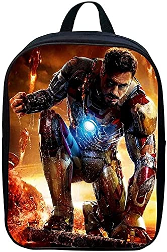 Iron Man Rucksack, Cartoon Anime Schüler Schultasche, Sind Langlebig, Wasserdicht, Verstellbar, Grundschultaschen (2,27 * 14 * 35 cm (13 Zoll)) von NICHIYOBI