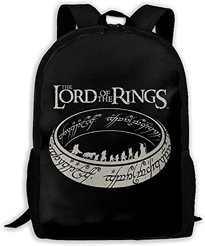 Lord of The Rings Rucksack, Cartoon Anime Schüler Schultasche, Sind Langlebig, Wasserdicht, Verstellbar, Grundschultaschen (1,27 * 14 * 35 cm (13 Zoll)) von NICHIYOBI