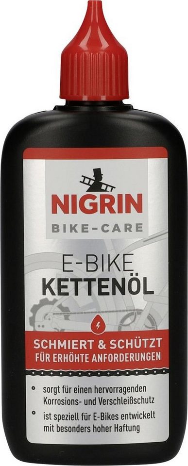 NIGRIN Nigrin Bike-Care Kettenöl e-bike 100ml Grundreiniger von NIGRIN