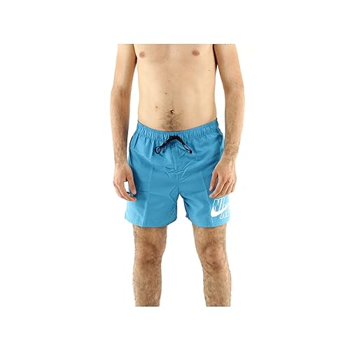 Nike Herren 5" Volley Short Badeanzug, Blau (Laser Blue), M EU von Nike