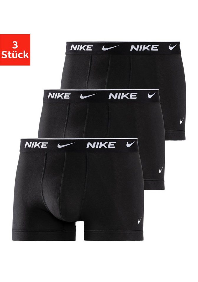 NIKE Underwear Boxer TRUNK 3PK (Packung, 3-St., 3er-Pack) aus Baumwoll-Stretch von NIKE Underwear
