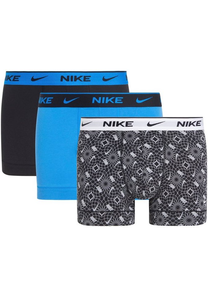 NIKE Underwear Trunk TRUNK 3PK (Packung, 3-St., 3er) mit farbigem NIKE Logo-Elastikbund von NIKE Underwear