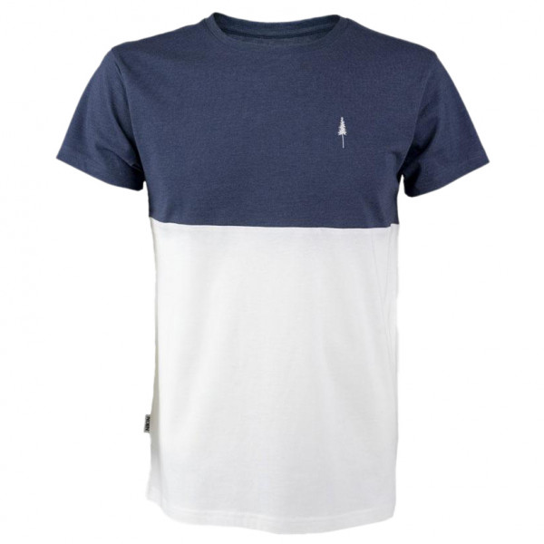 NIKIN - Treeshirt Bicolor - T-Shirt Gr M;S;XL;XS;XXL blau/weiß;weiß von NIKIN