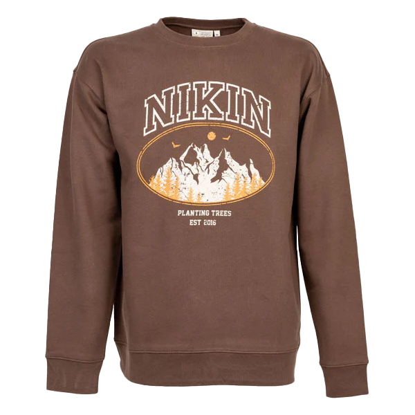 NIKIN - Treesweater Alpenglow Relaxed - Pullover Gr S;XS braun;weiß von NIKIN