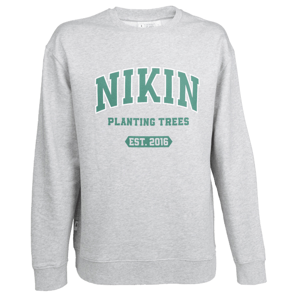 NIKIN - Treesweater College Relaxed - Pullover Gr XL grau von NIKIN