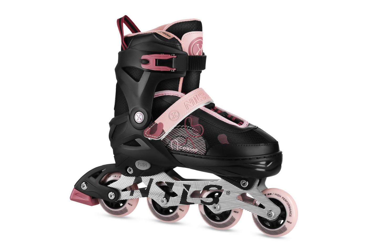 NILS EXTREME Inlineskates Inliner verstellbare Inline Skates COSMO rosa Größe 34-41 NILS EXTREME Inlineskates Inliner verstellbare Inline Skates COSMO rosa Größe 34-41 von NILS EXTREME