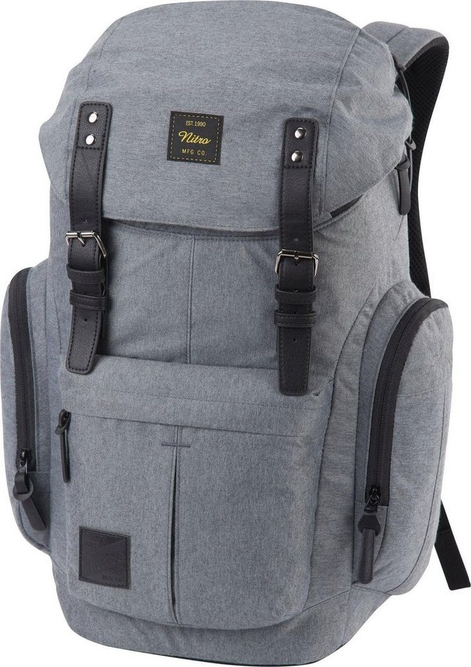 NITRO Freizeitrucksack Daypacker, mit Laptopfach, Schulrucksack, Wanderrucksack oder Streetpack von NITRO
